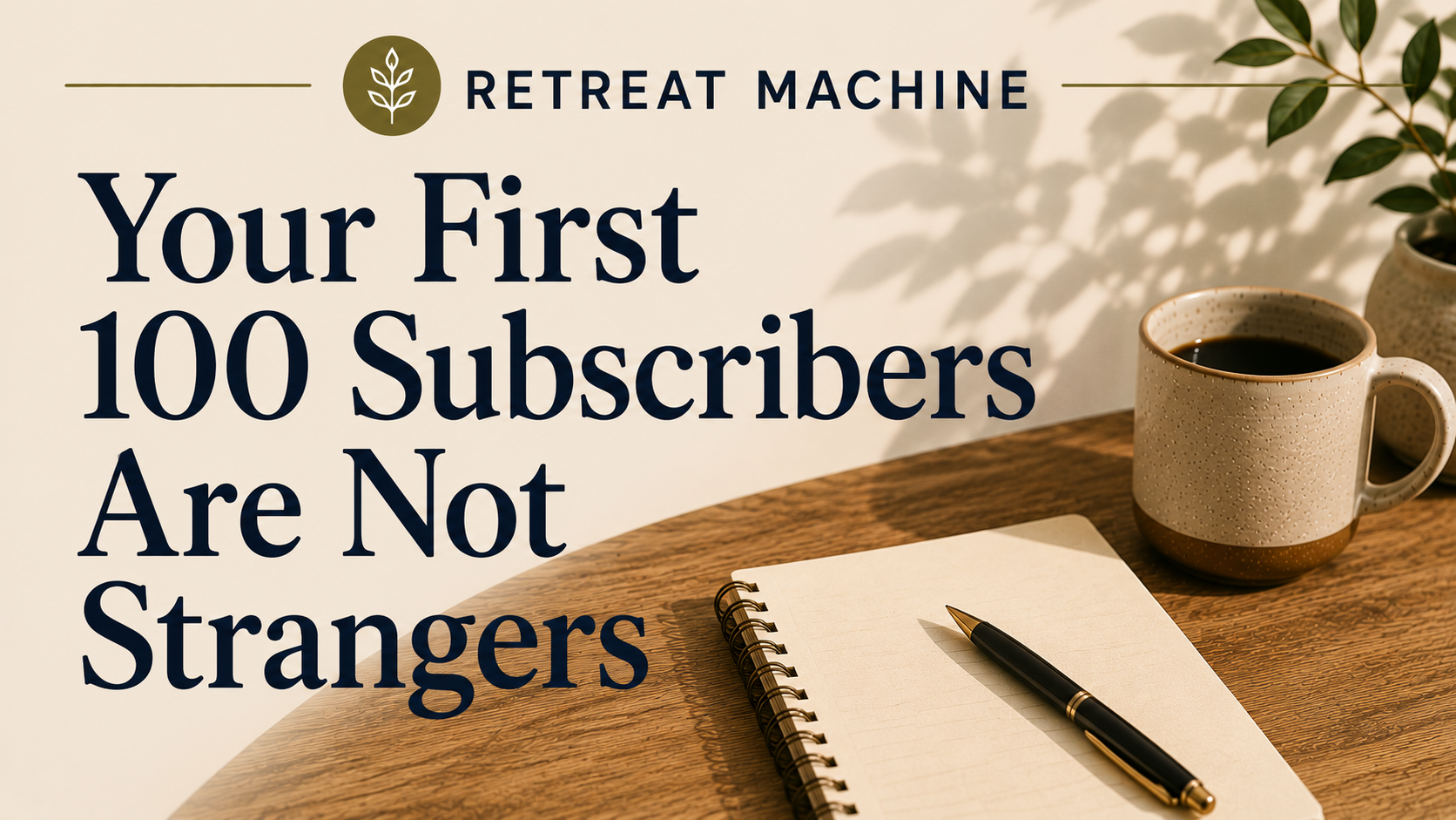 Your First 100 Subscribers Are Not Strangers