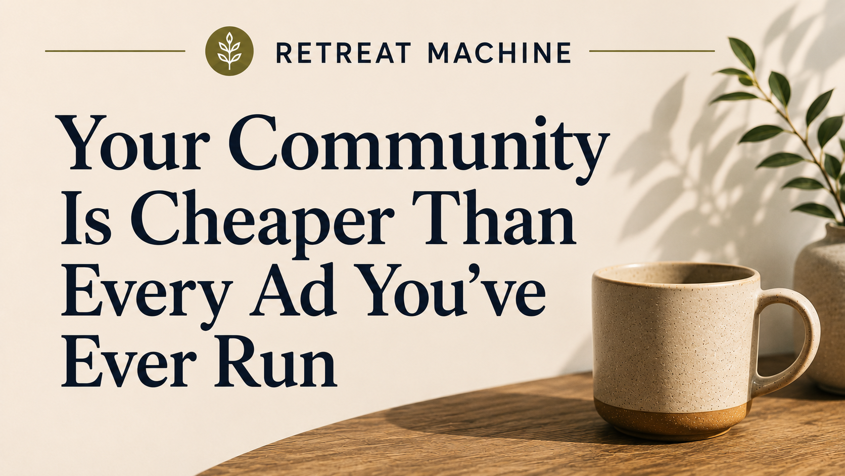Your Community Is Cheaper Than Every Ad You've Ever Run