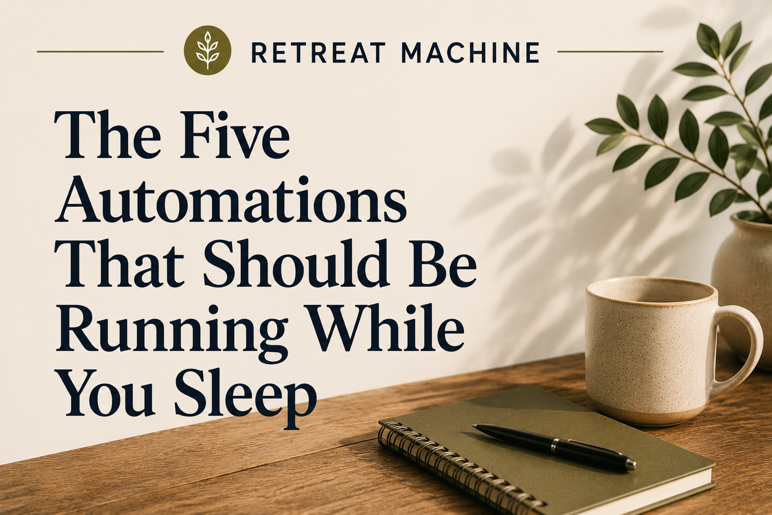 The Five Automations That Should Be Running While You Sleep